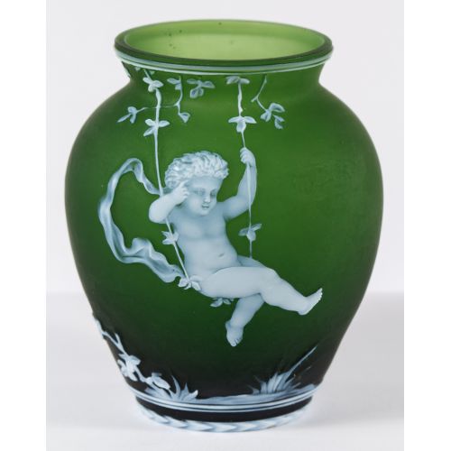 Thomas Webb & Sons Cameo Glass Vase