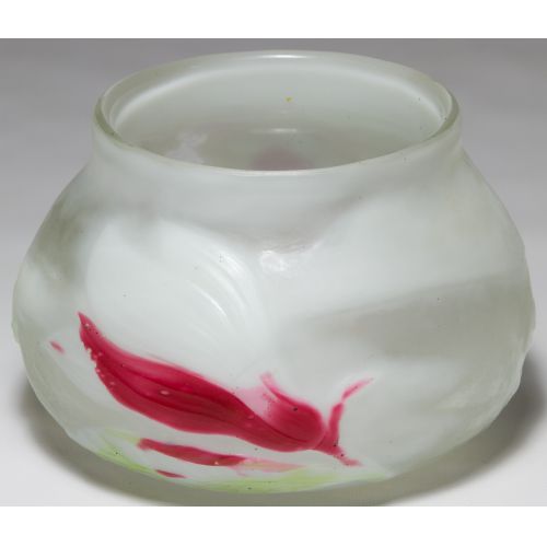 Galle “Magnolia” Cameo Glass Bulbous Vase