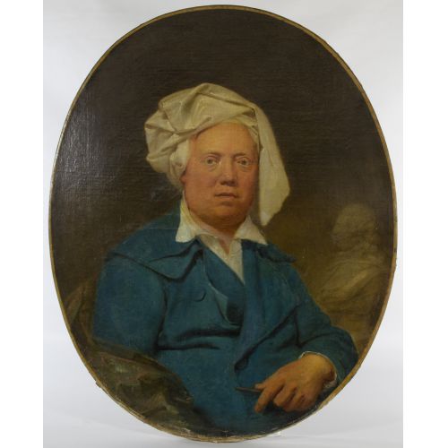 American School (19th Century) Oil on Canvas