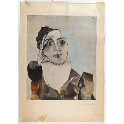 Pablo Picasso (Spanish, 1881-1973) “Portrait de Dora Maar” Lithograph